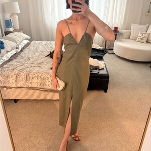 Zara Green Midi Dress